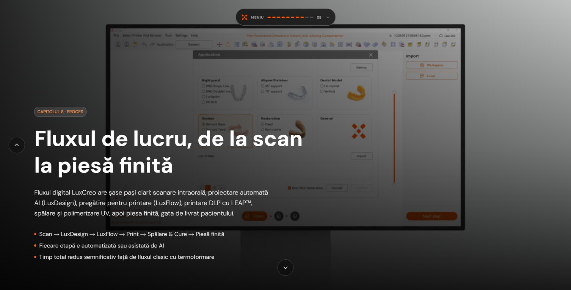 LuxCreo Moldova & România website preview