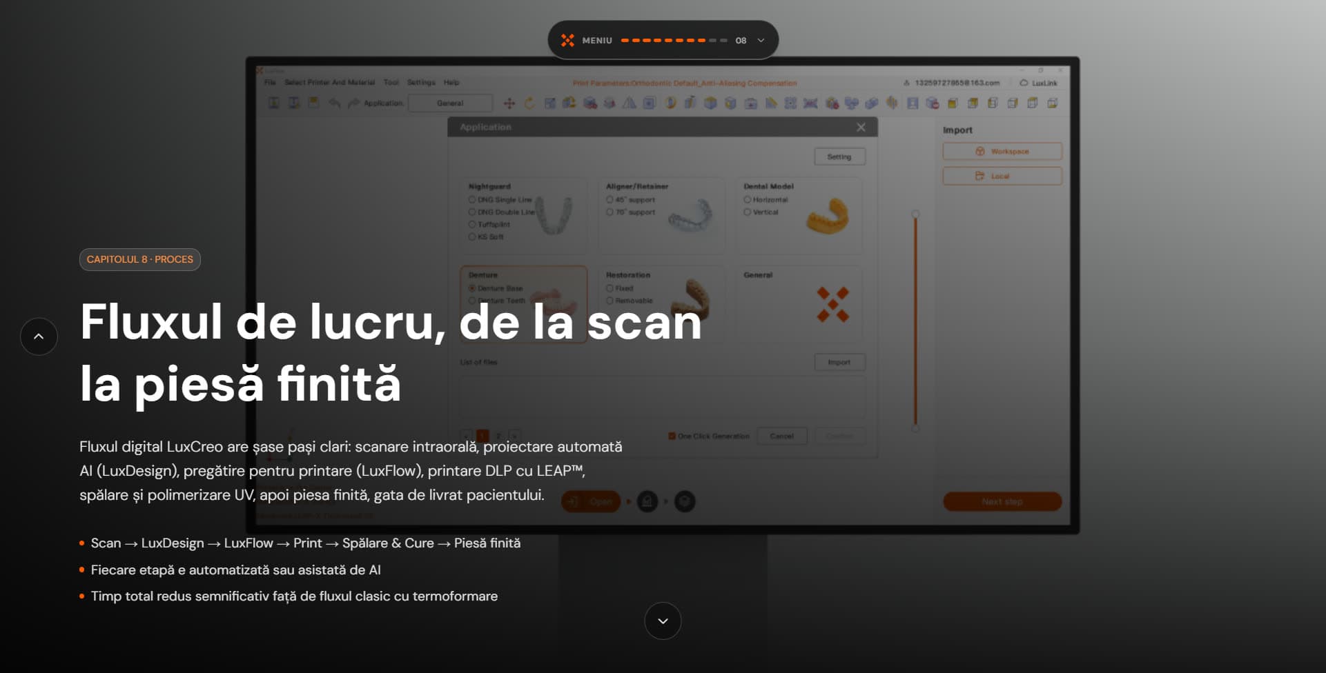 LuxCreo Moldova & România website preview